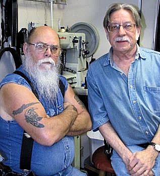 Dan Ragan (on left) and Wiz Feinberg (on right). Dan Ragan and Wiz Feinberg portrait